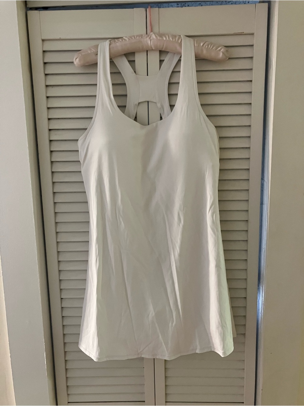 Halara Racerback White Mini Dress